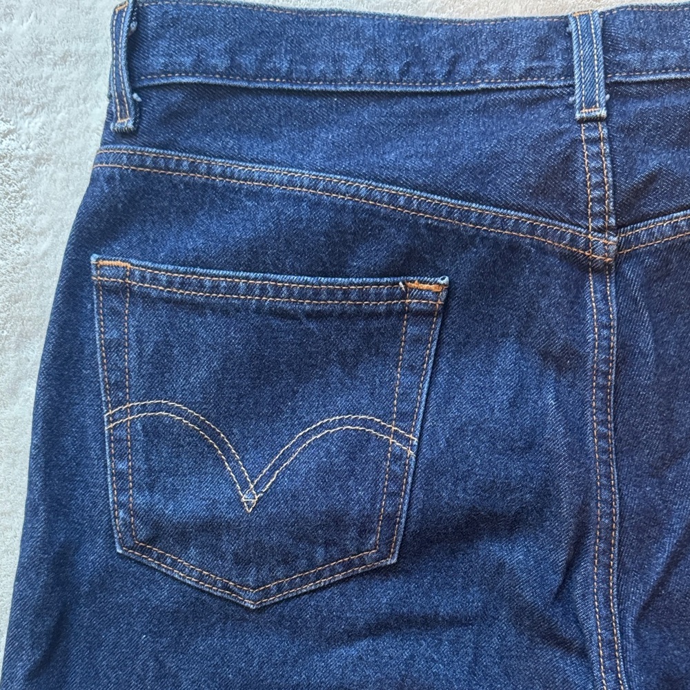 Levi's Men's 505 Regular Fit Blue Jeans W36 L30 - Picture 5 of 8